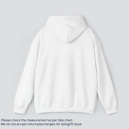 White Basic Solid Color Hoodie Premium US Cotton