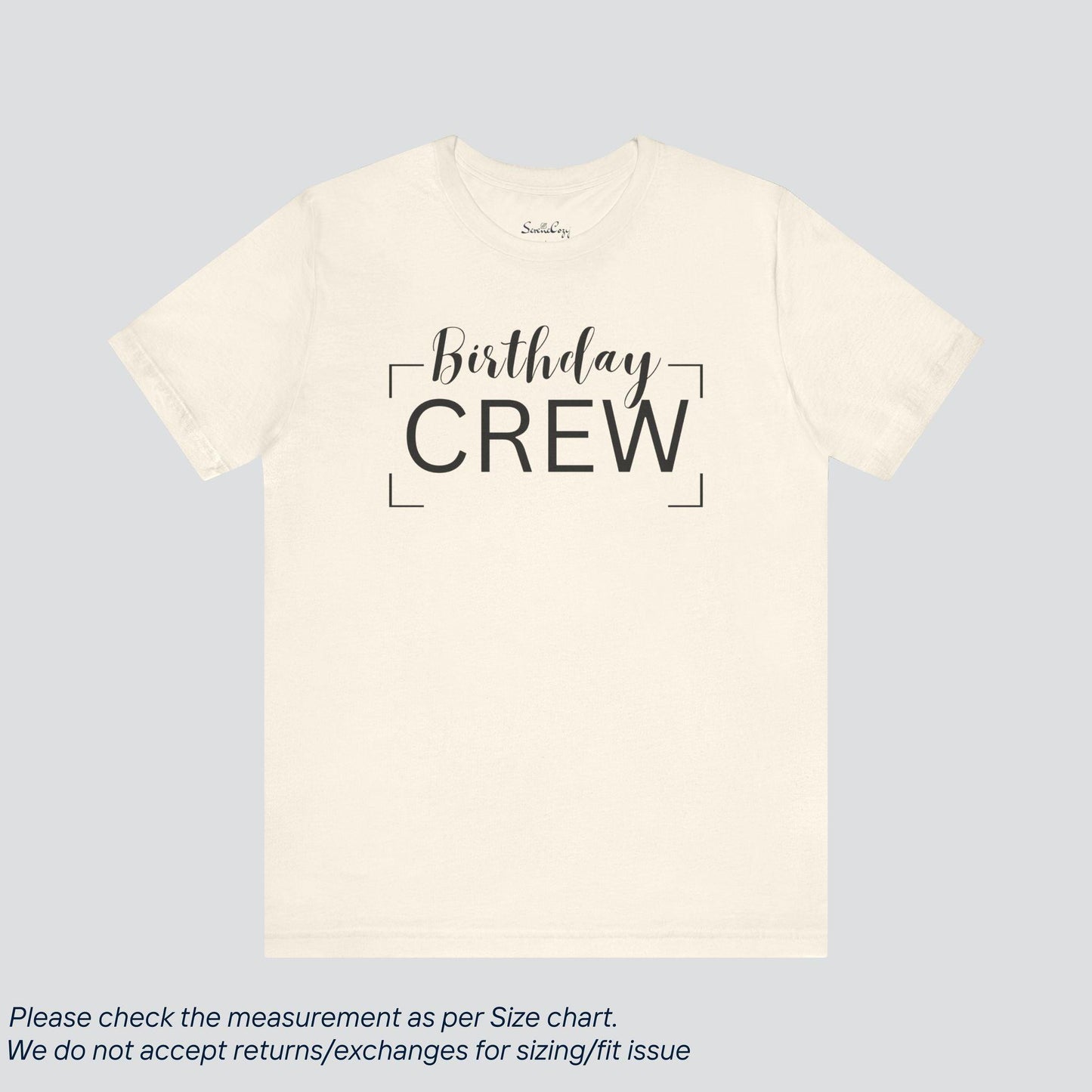 Join the Birthday Crew! Premium US Cotton T-Shirt