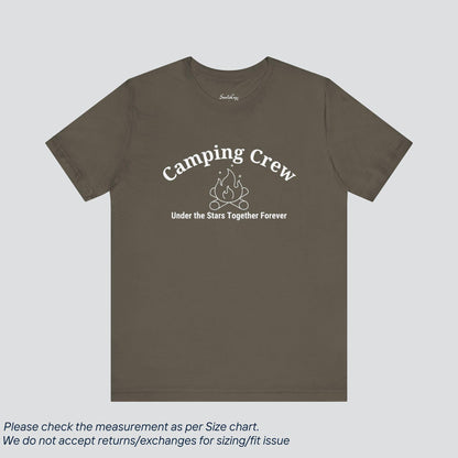 Camping Crew T-Shirt - Outdoor Adventure Tee