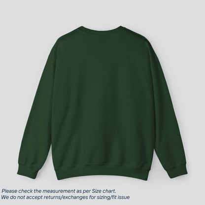 Forest Green Solid Color Sweatshirt Premium US Cotton