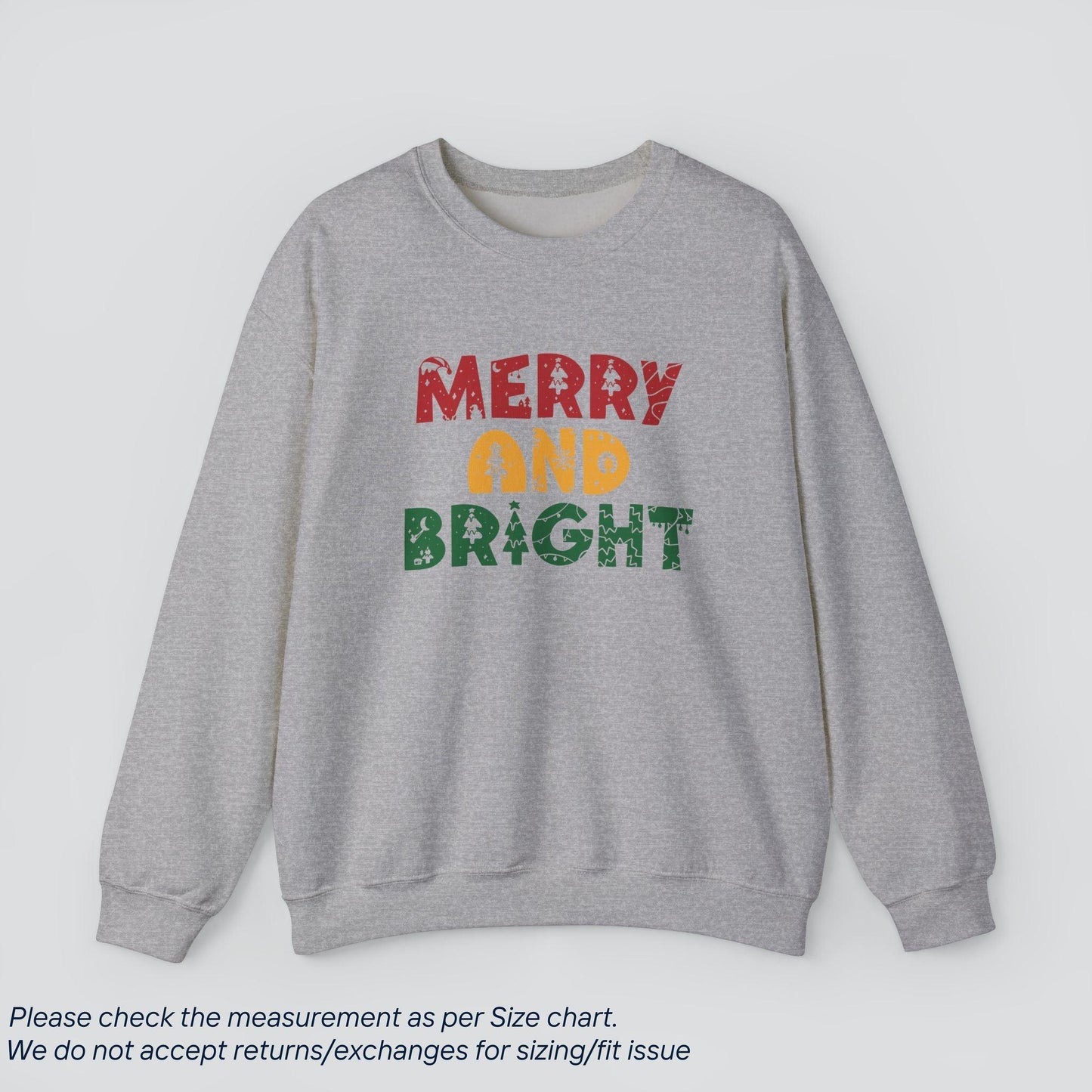 Merry and Bright Holiday Sweatshirt