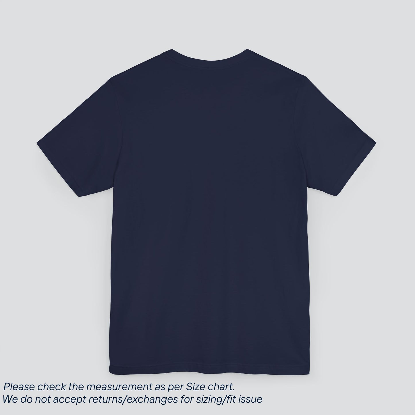 Plain Navy Blue Color Tee - Premium US Cotton T-Shirt