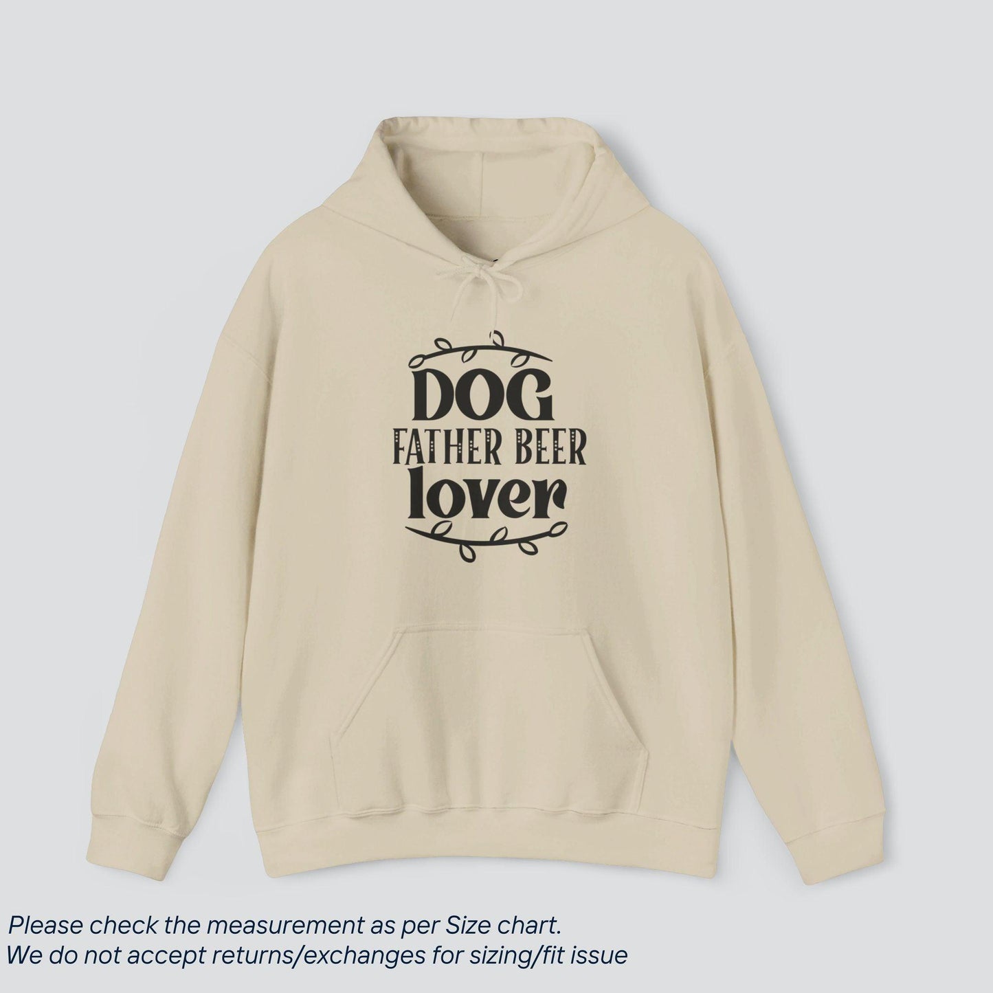 Dog Father Beer Lover Hoodie