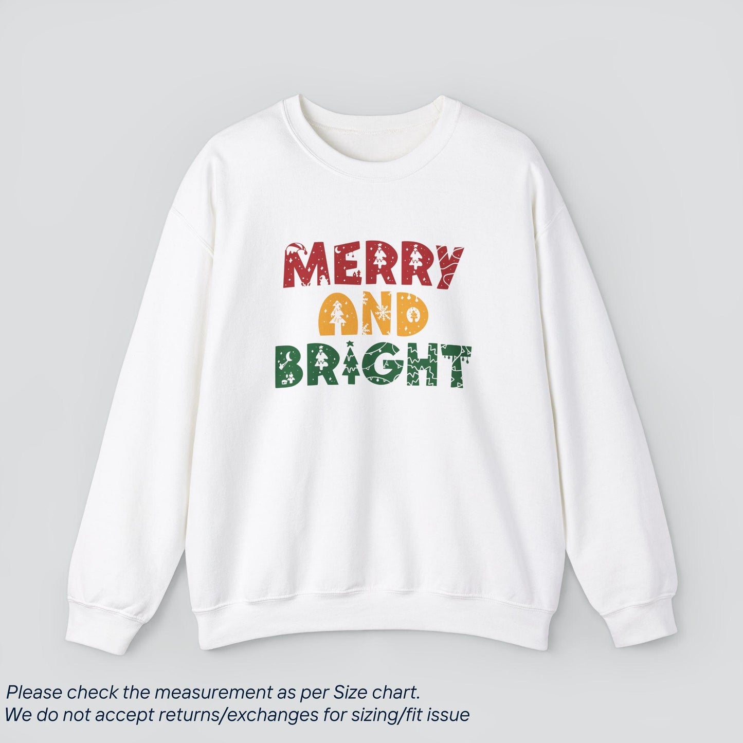 Merry and Bright Holiday Sweatshirt