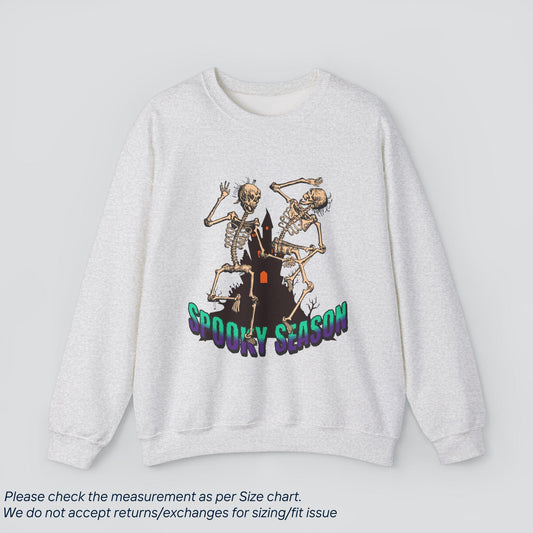 Spooky Season Skeleton Halloween Sweatshirt