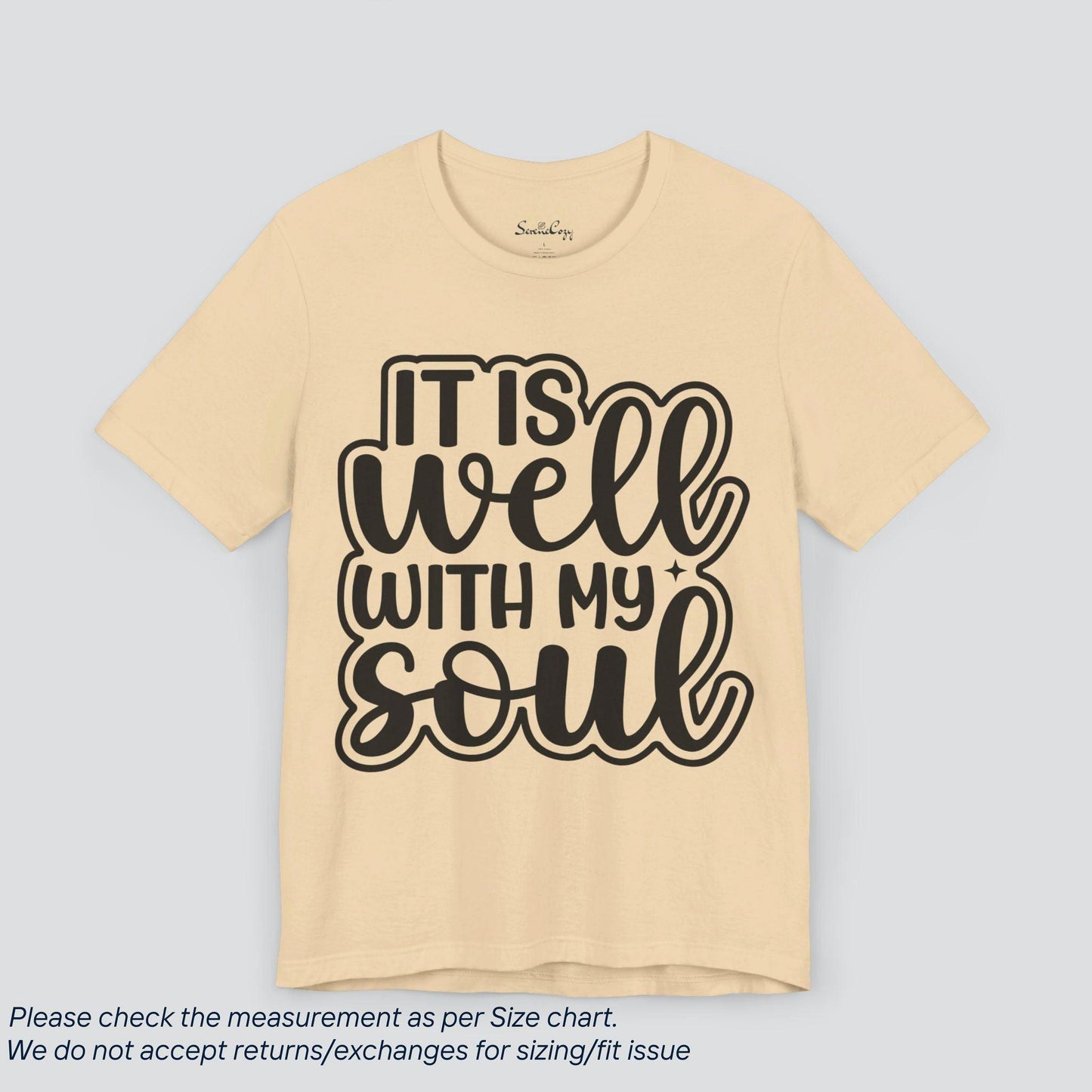 Motivational It is well with my soul T-Shirt