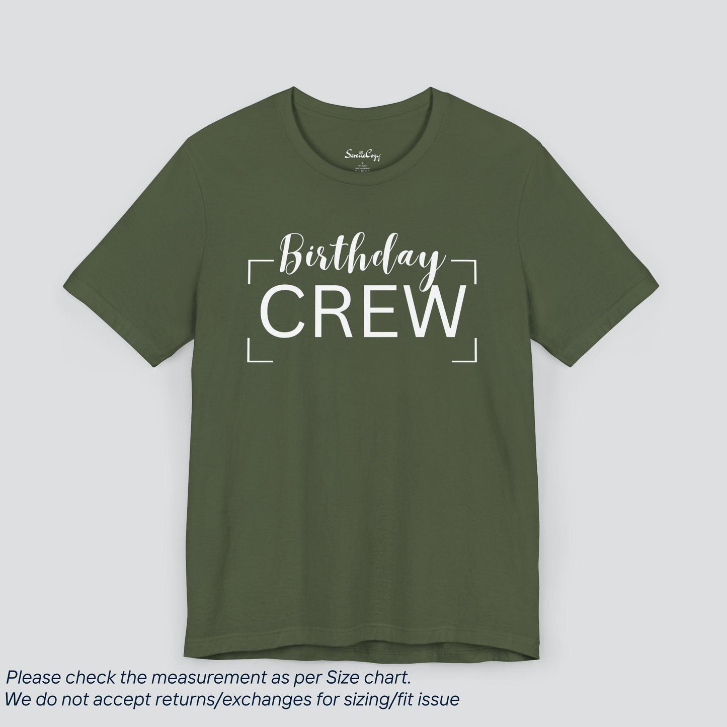 Join the Birthday Crew! Premium US Cotton T-Shirt