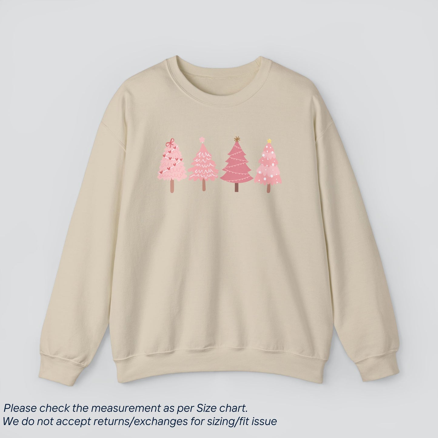 Women's Cozy Pink Christmas Sweatshirt - Holiday Cheer  Premium US Cotton