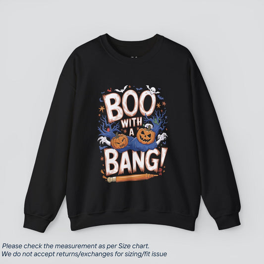 Boo With a Bang Halloween Sweatshirt