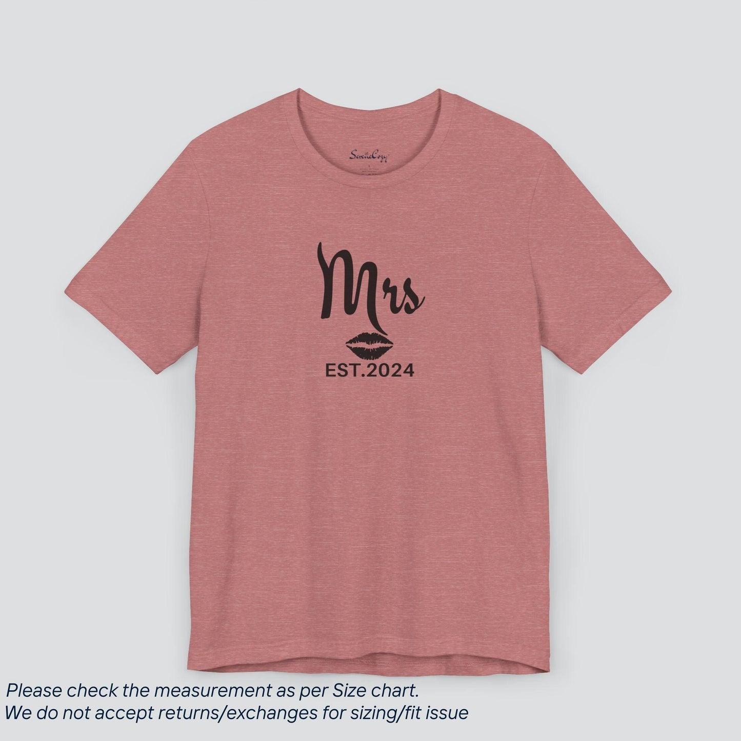 Newlywed Pride! Mrs. EST. 2024 Tee - Perfect Wedding Gift