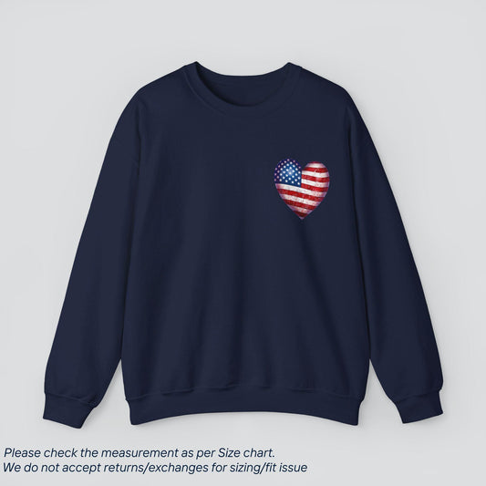 Patriotic Loves Jesus and America Too Sweatshirt