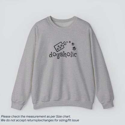 Pet Lover's Dogaholic Sweatshirt