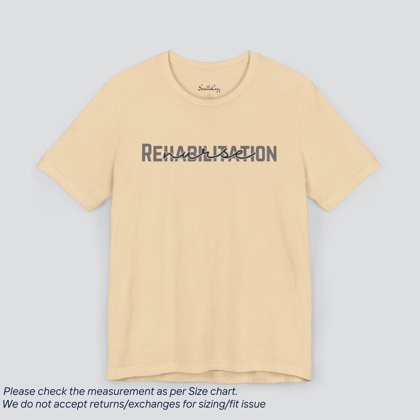 Rehabilitation Nurse Tee - Expert Care, Premium Comfort