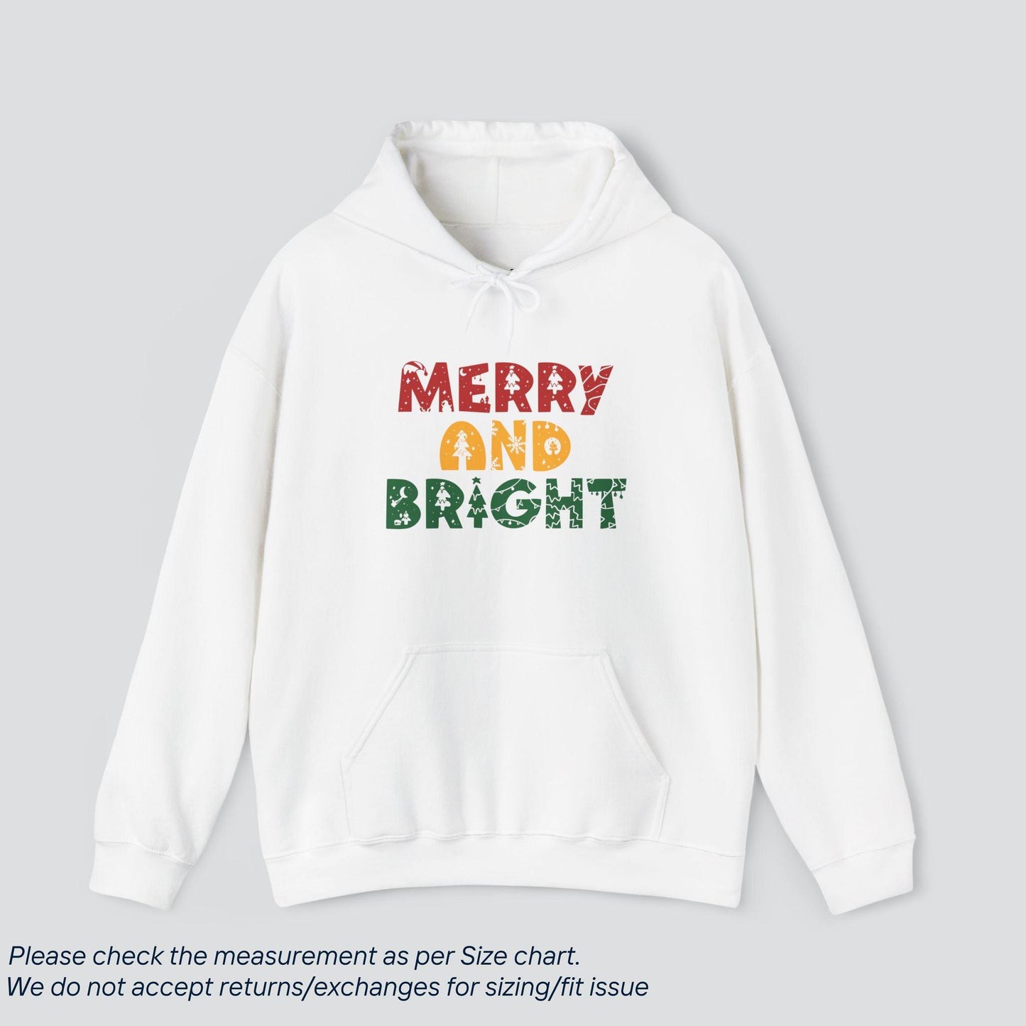 Merry and Bright Holiday Cheer Hoodie