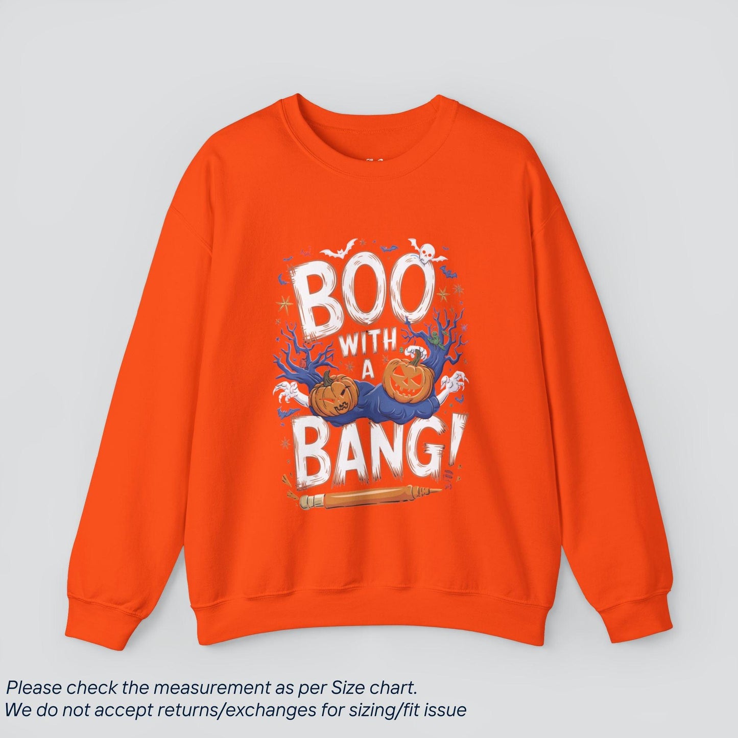 Boo With a Bang Halloween Sweatshirt