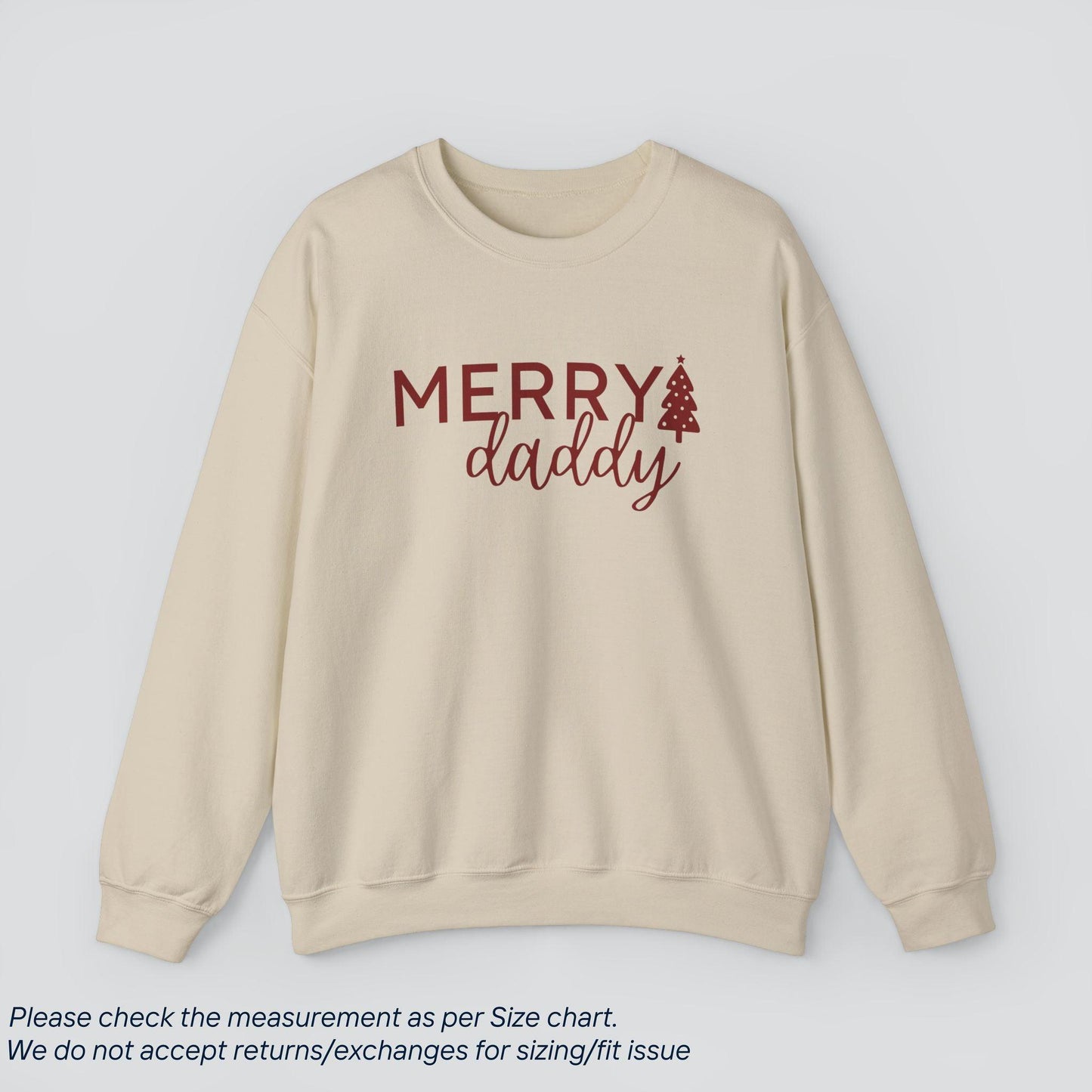 Daddy's Merry Christmas Sweatshirt