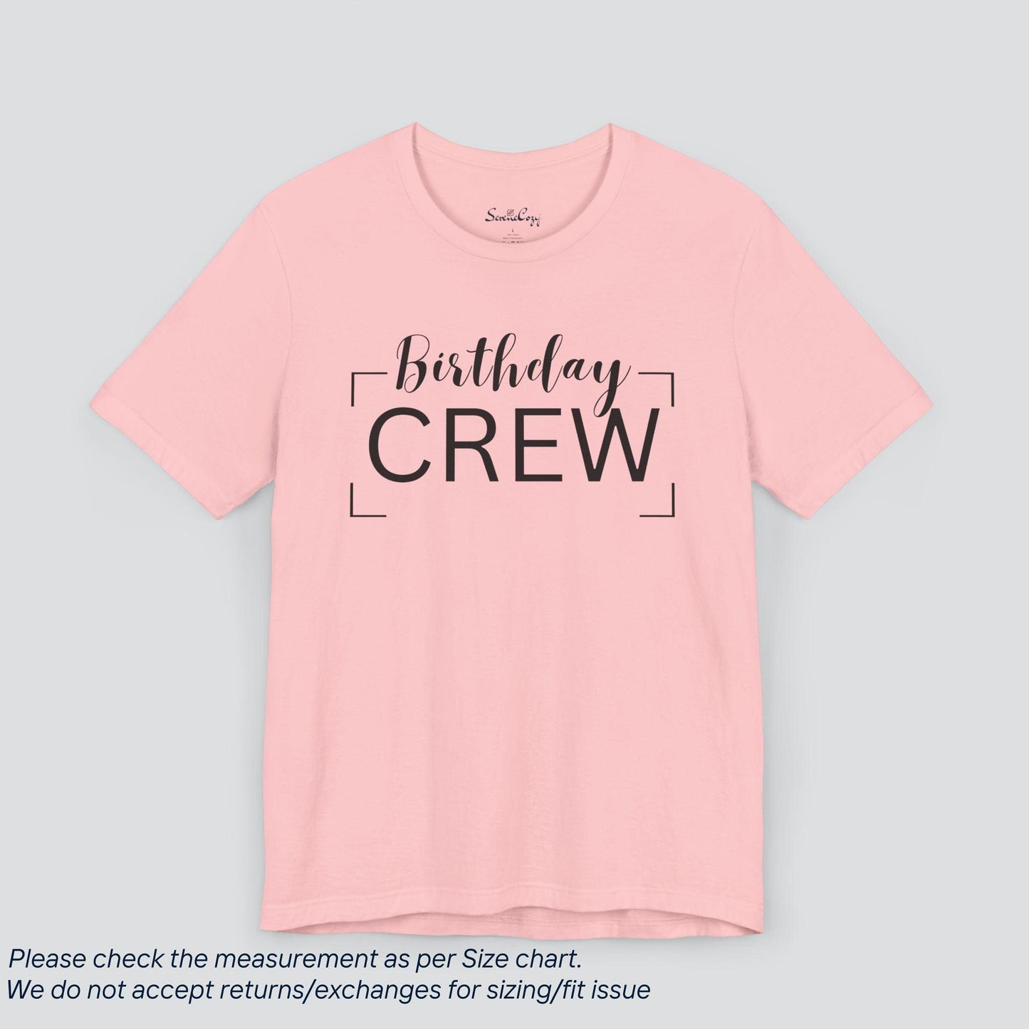 Join the Birthday Crew! Premium US Cotton T-Shirt