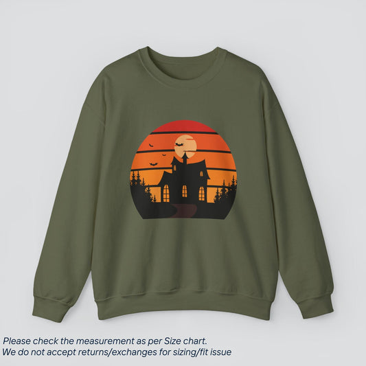 Halloween Haunted House Sweatshirt