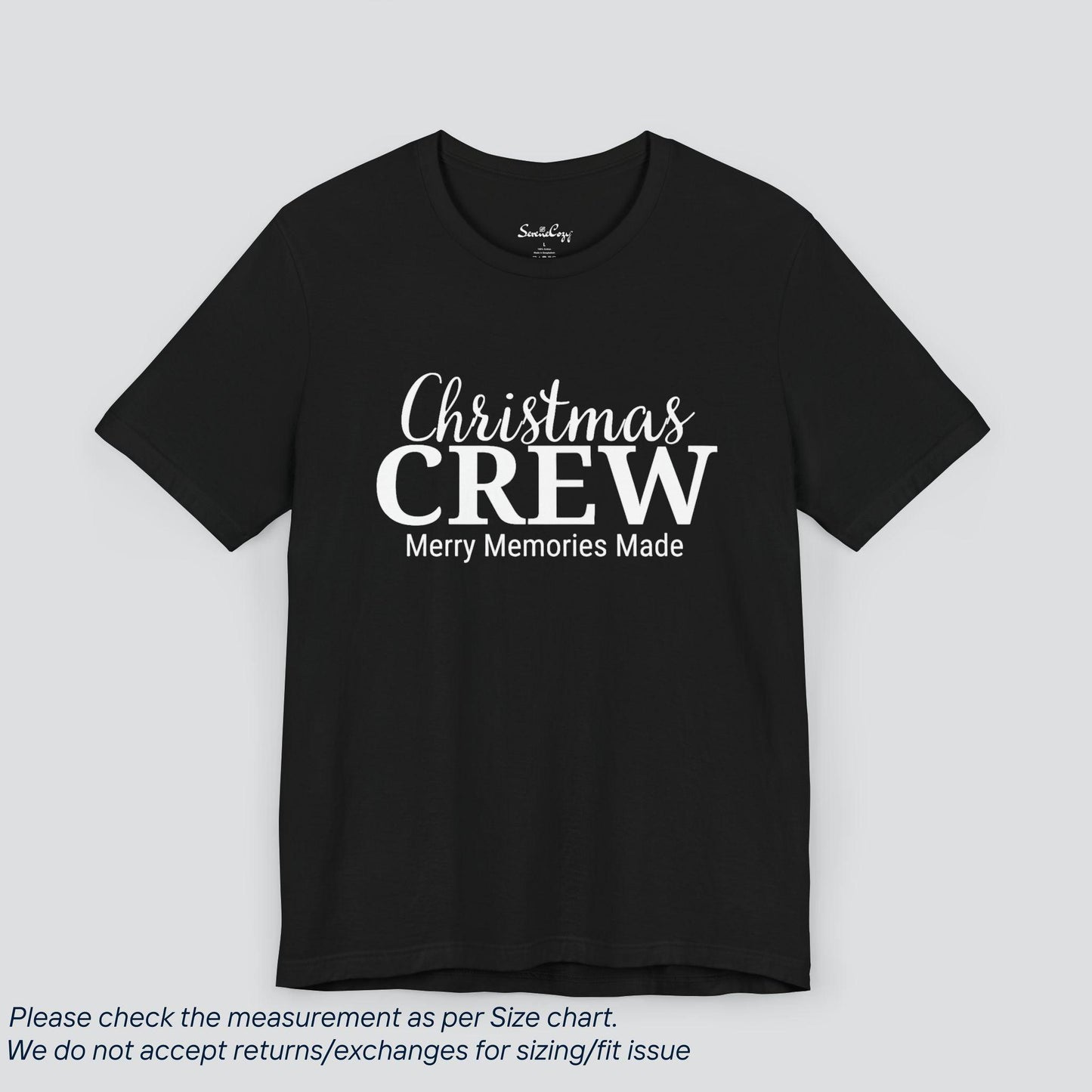 Christmas Crew T-Shirt - Holiday Cheer Tee