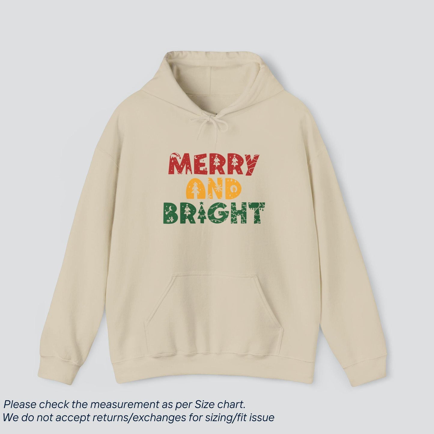 Merry and Bright Holiday Cheer Hoodie