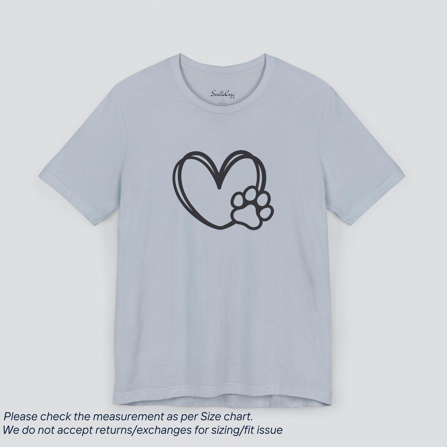 Paw Heart Tee - Furry Love