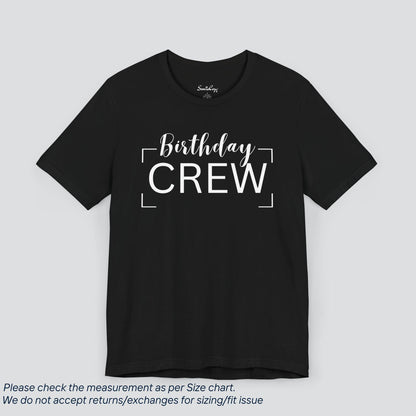 Join the Birthday Crew! Premium US Cotton T-Shirt