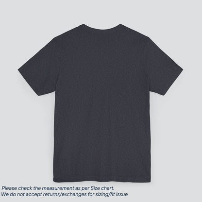 Plain Heather Navy Blue Color Tee - Premium US Cotton T-Shirt