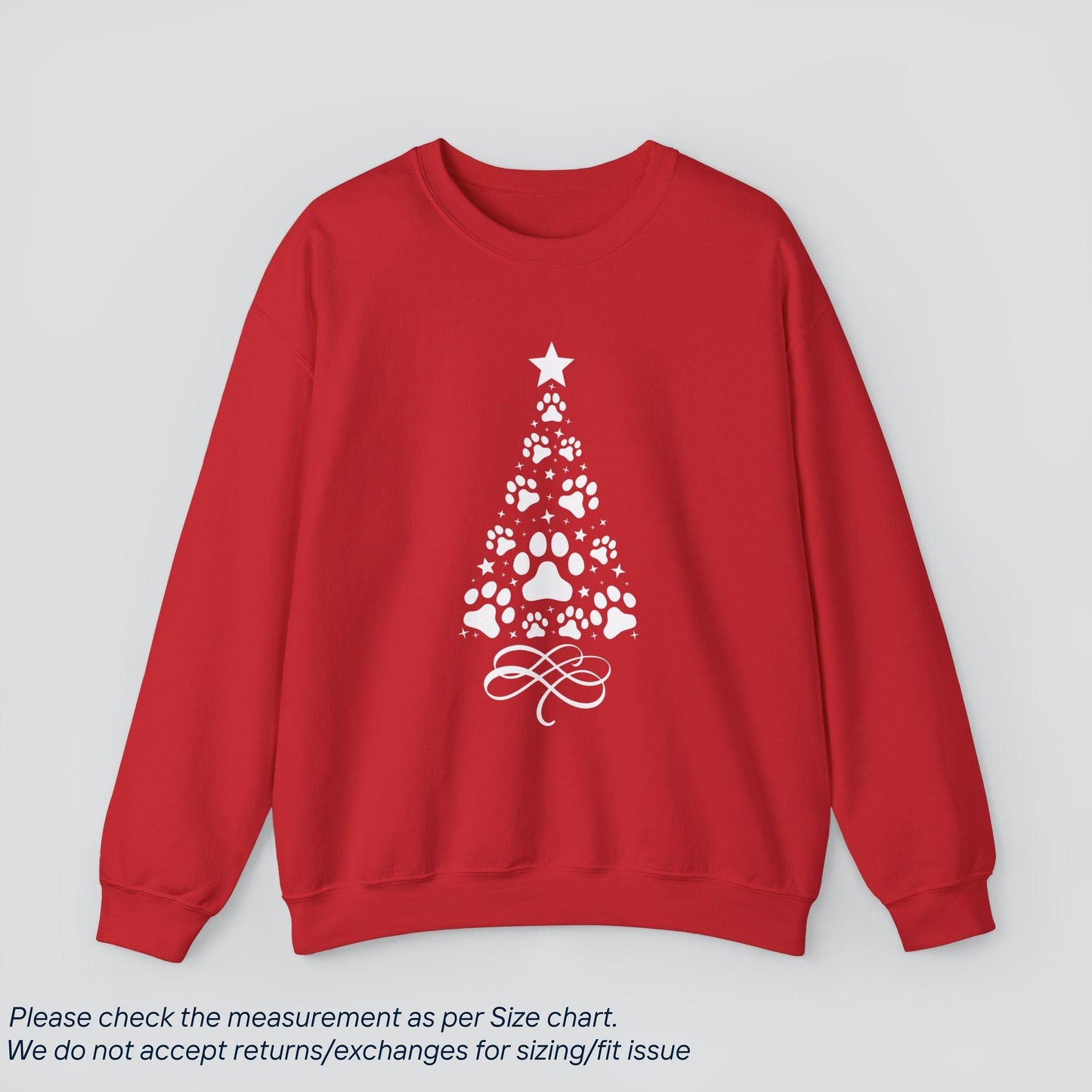 Paw-some Christmas Tree Sweatshirt