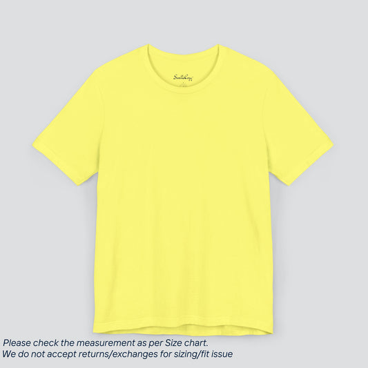 Plain Yellow Color Tee - Premium US Cotton T-Shirt