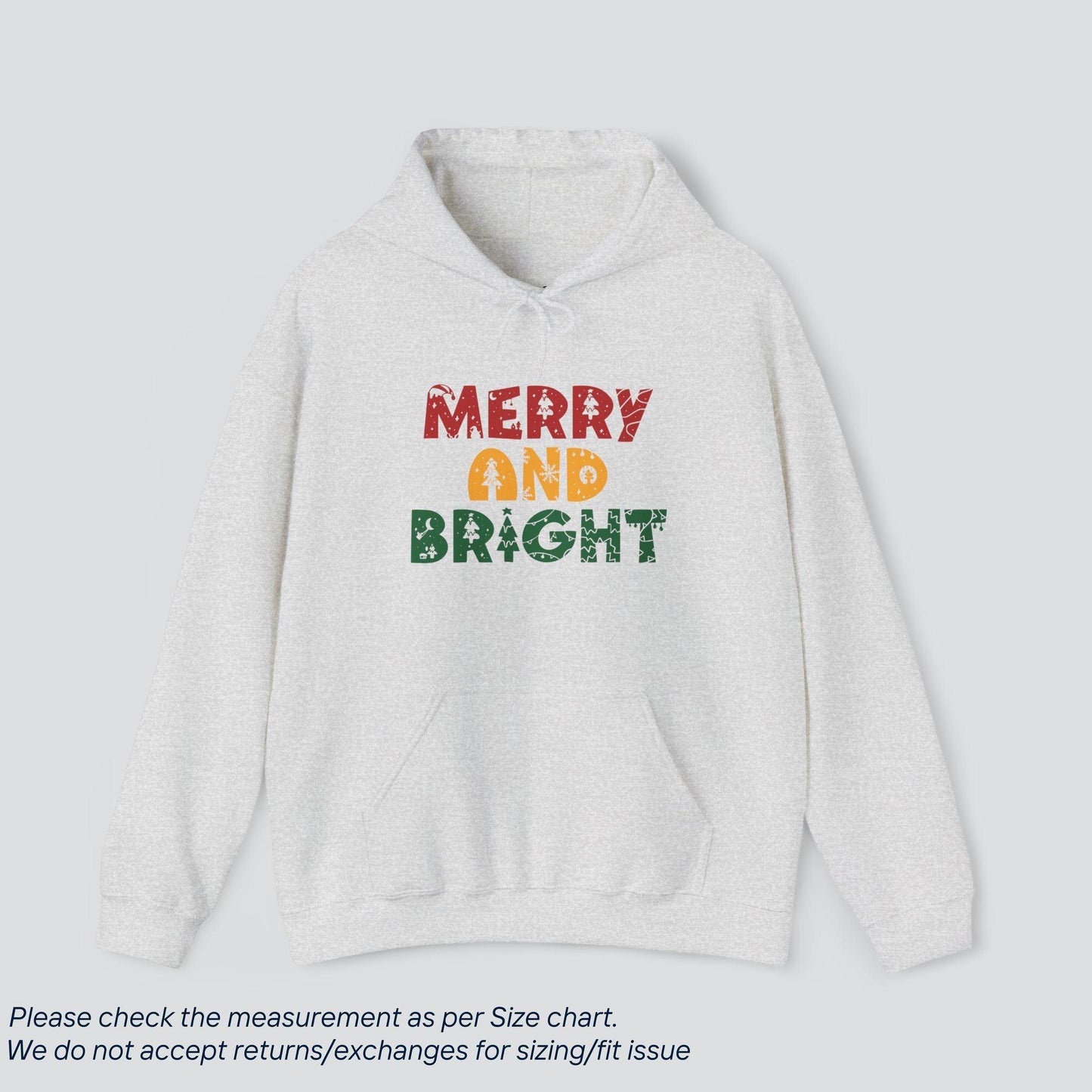 Merry and Bright Holiday Cheer Hoodie