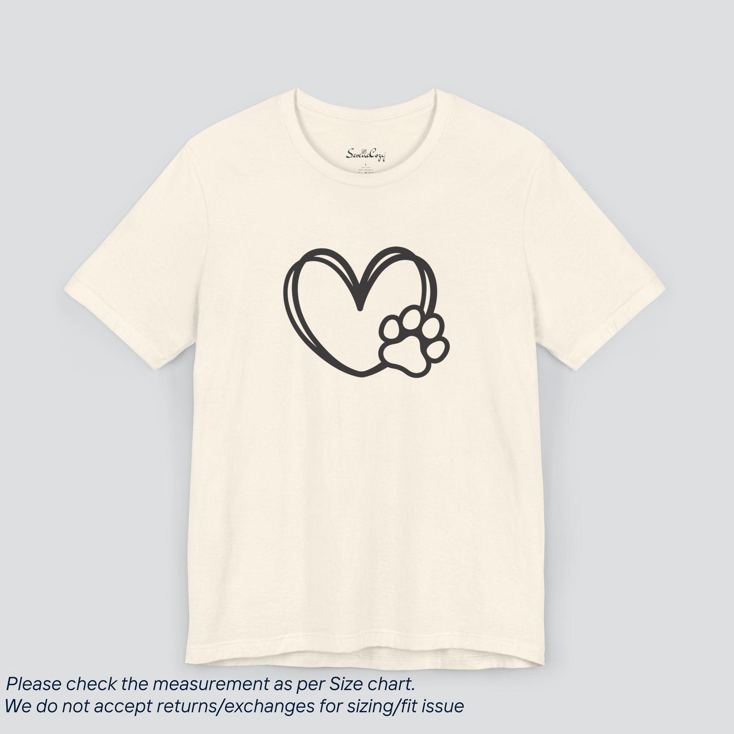 Paw Heart Tee - Furry Love