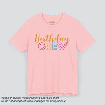 Rainbow Vibes! Birthday Crew Premium Tee