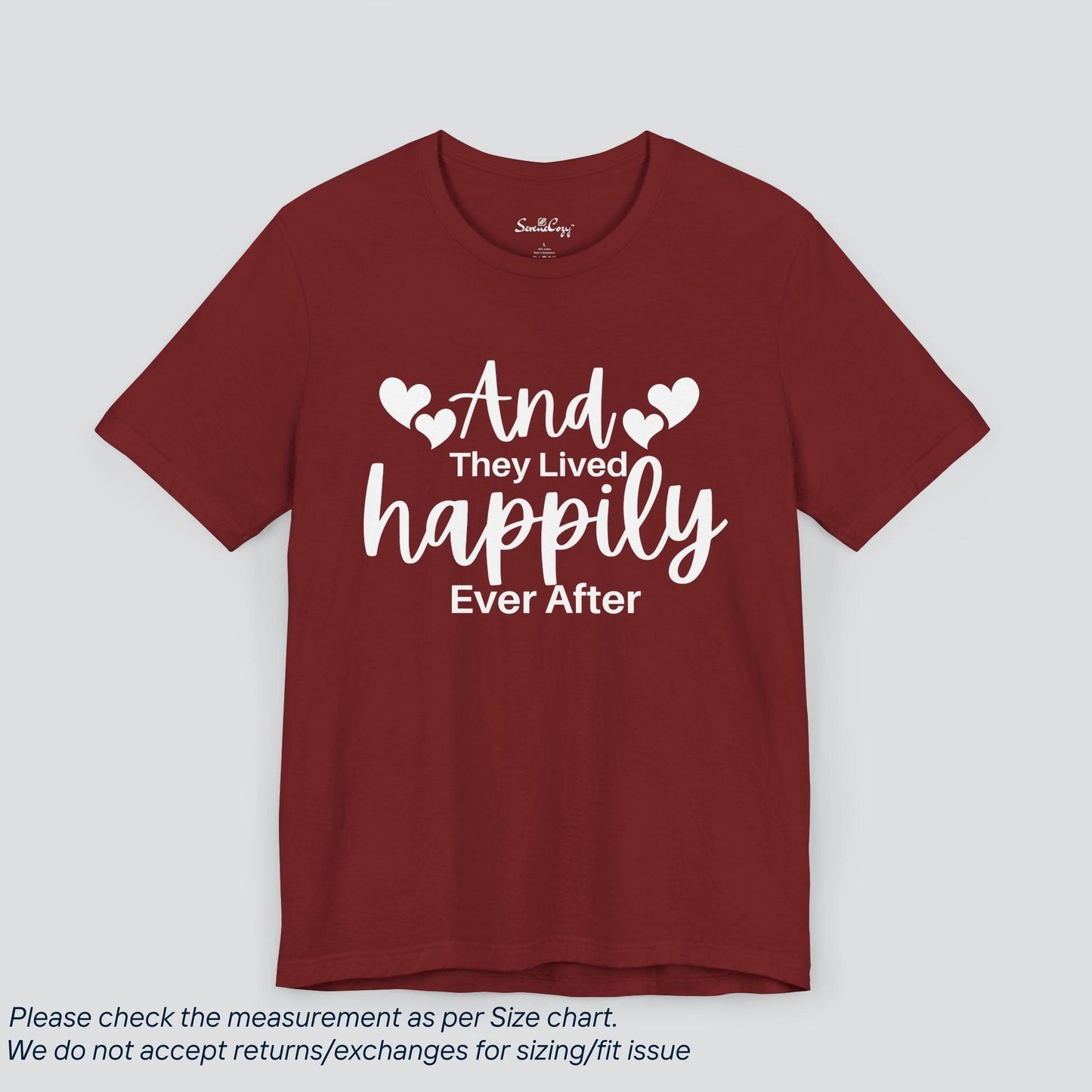 Happily Ever After Tee - Romantic Wedding Gift or Anniversary