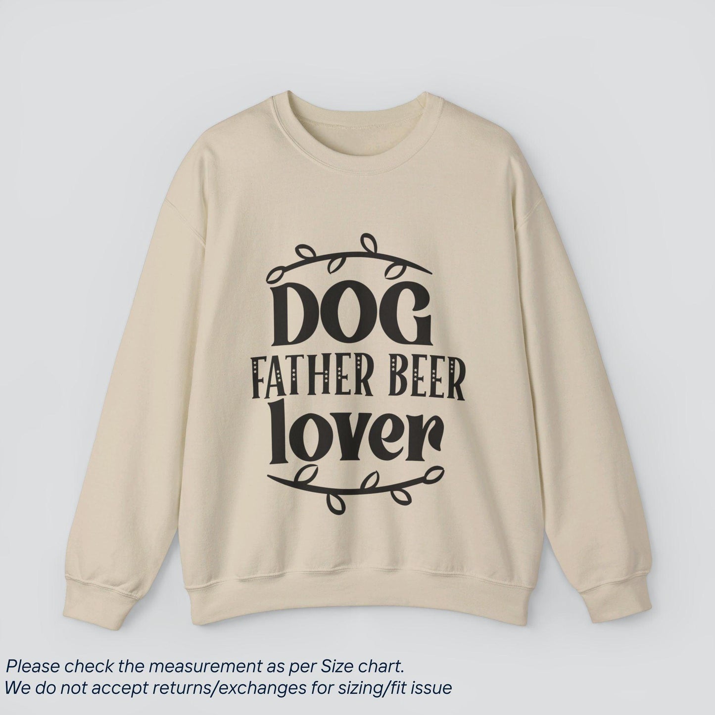 Dog Father Beer Lover Sweatshirt