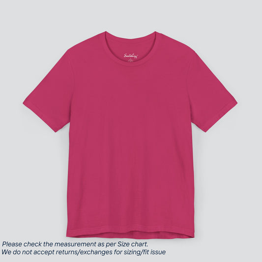 Plain Berry Color Tee - Premium US Cotton T-Shirt