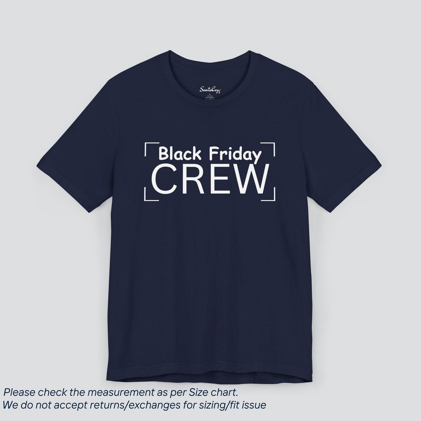 Black Friday Crew Tee - Funny Shopping Graphic T-Shirt