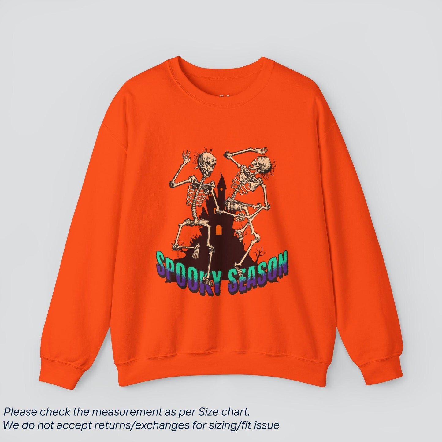 Spooky Season Skeleton Halloween Sweatshirt