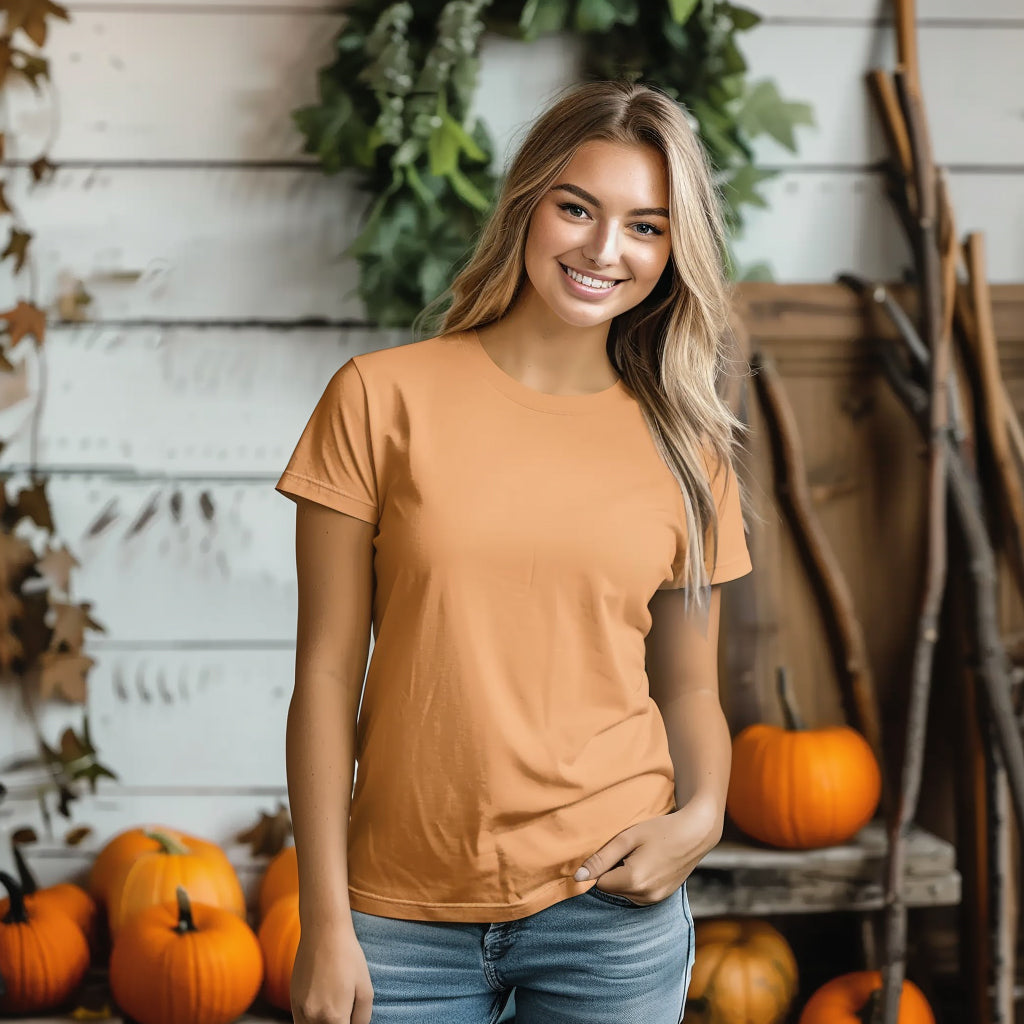 Classic Mustard Yellow T-Shirt for Women | Premium Quality | SereneCozy