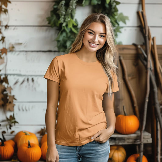 Classic Mustard Yellow T-Shirt for Women | Premium Quality | SereneCozy