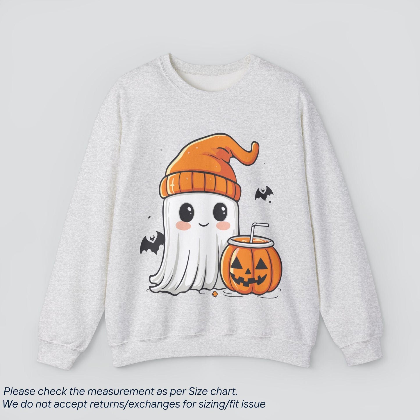 Cute Ghost Coffee Halloween Sweatshirt