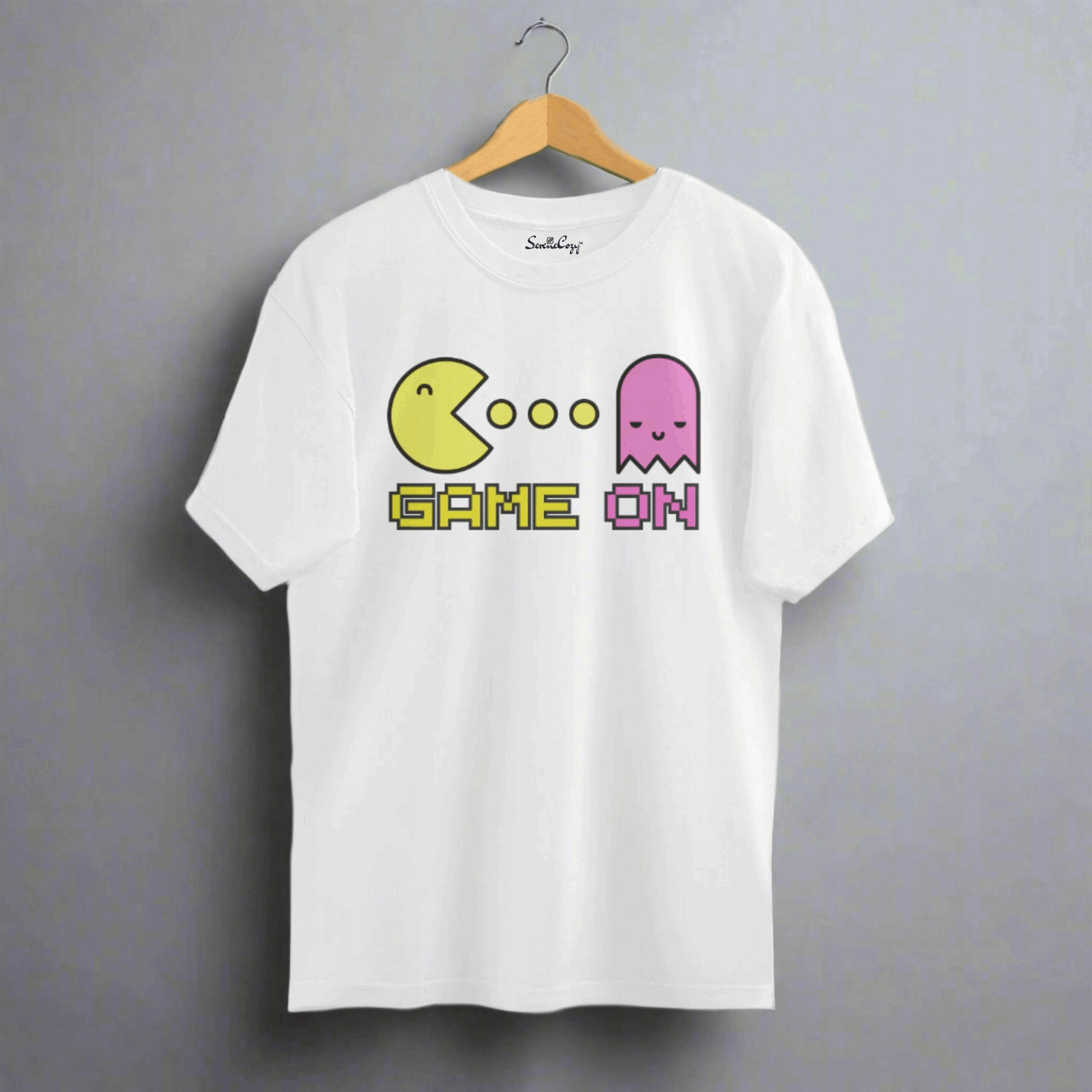 Game On Oversized T-Shirt White front