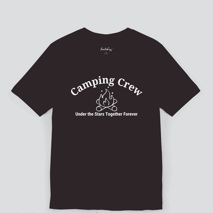 Camping Crew: Making Memories Together Dark Color T-Shirt for Men Image 2