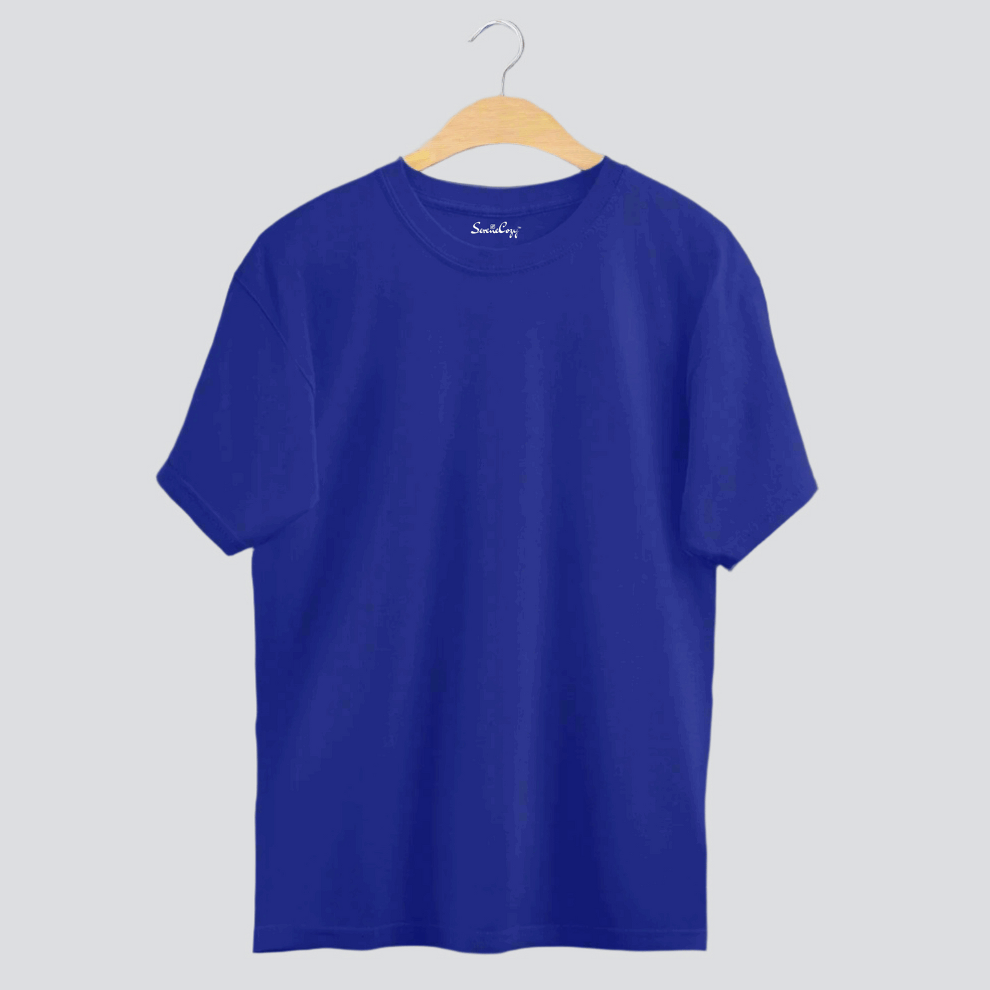 Premium Royal Blue Oversized T-shirt front
