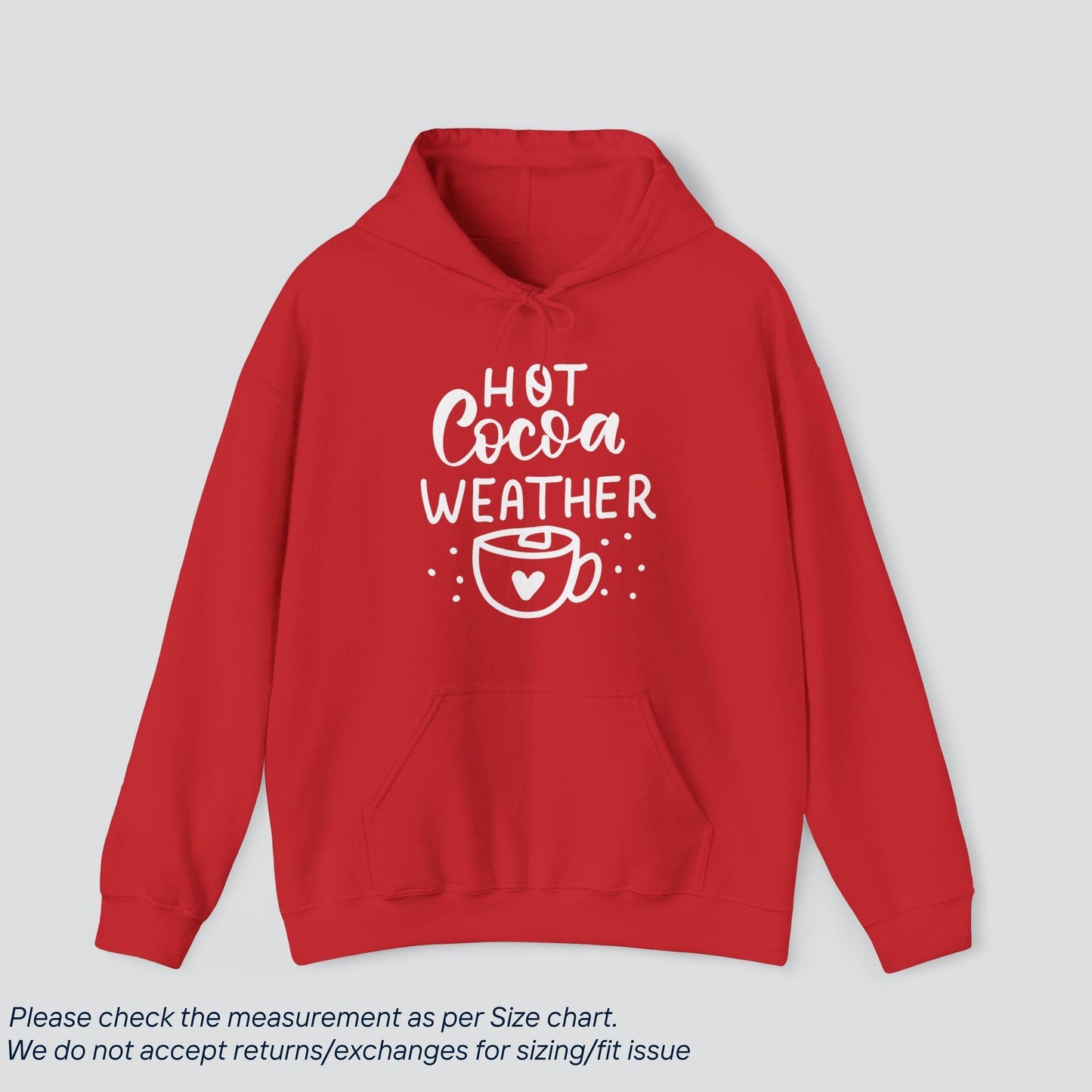 Hot Cocoa Weather Alert Hoodie