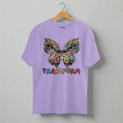 Transform like Butterfly Oversized T-Shirt front
