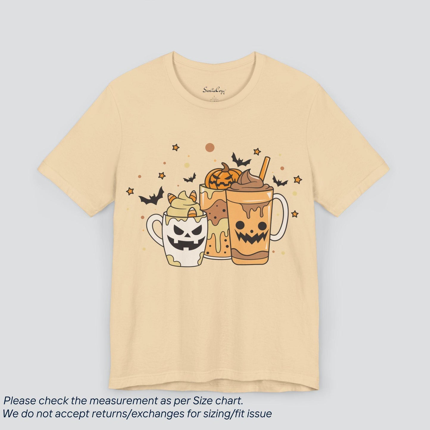 Halloween Coffee Latte Cup Halloween T-Shirt