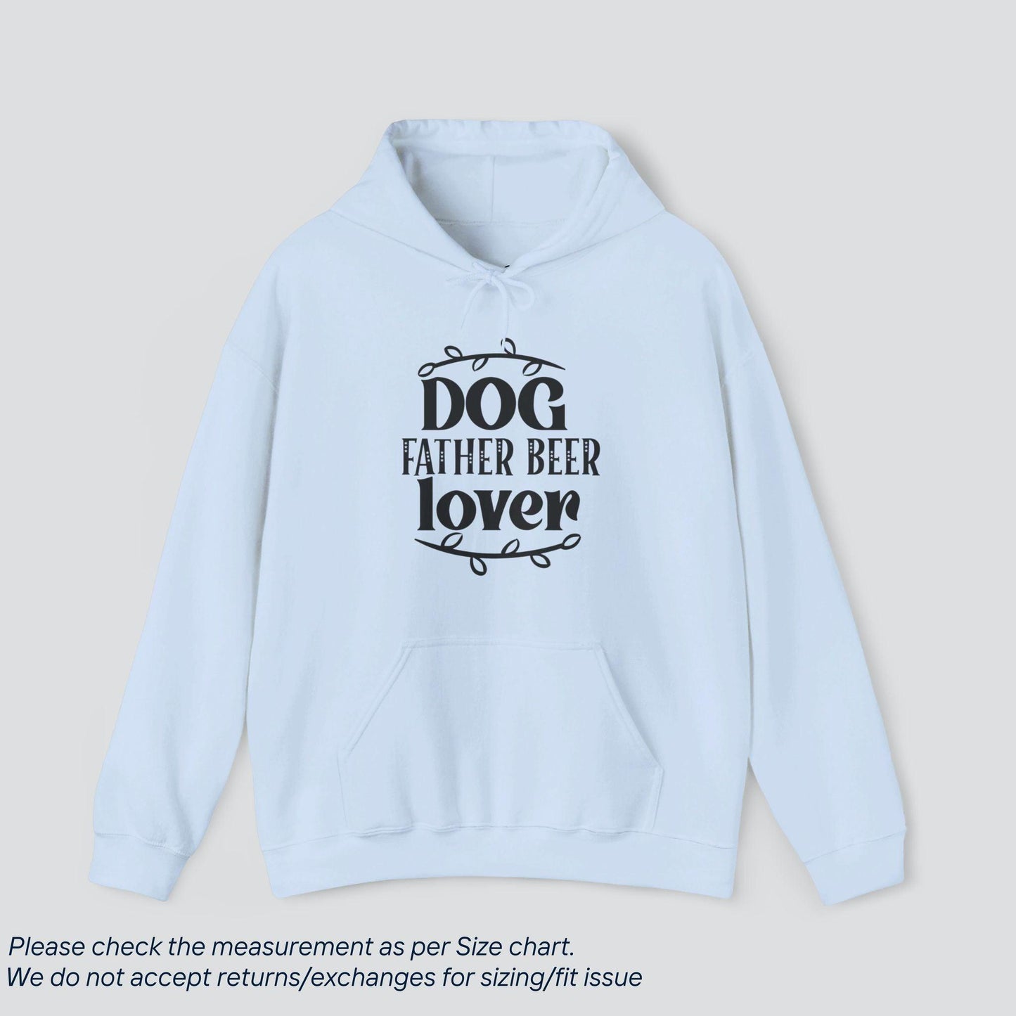 Dog Father Beer Lover Hoodie