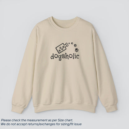 Pet Lover's Dogaholic Sweatshirt