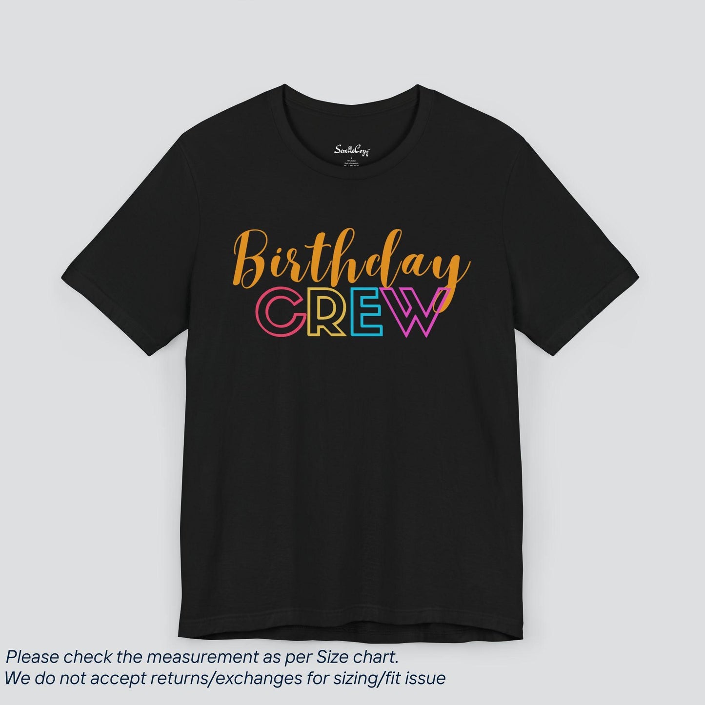 Rainbow Vibes! Birthday Crew Premium Tee