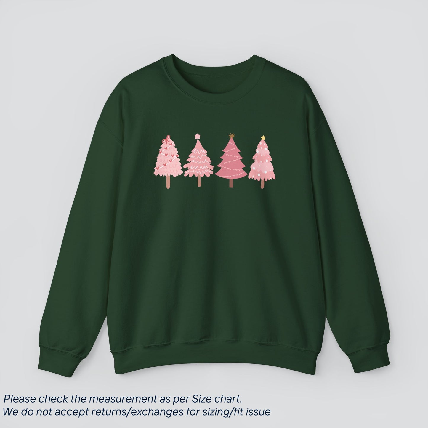 Women's Cozy Pink Christmas Sweatshirt - Holiday Cheer  Premium US Cotton